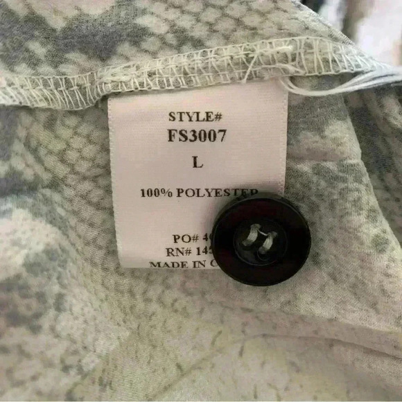 Dress Forum Women's Snakeskin Print Pleated Midi Skirt Size Large - Picture 11 of 14